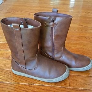 Cat & Jack Brown Leather Boots
